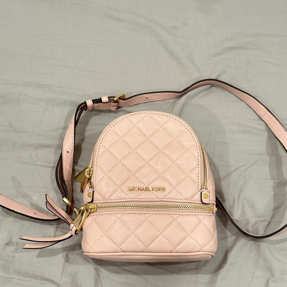 Michael Kors Pink Quilted Convertible Women's Bag